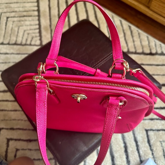 COACH | Prince Street Mini Satchel w/ Crossbody Strap in Pink Ruby - Picture 10 of 16